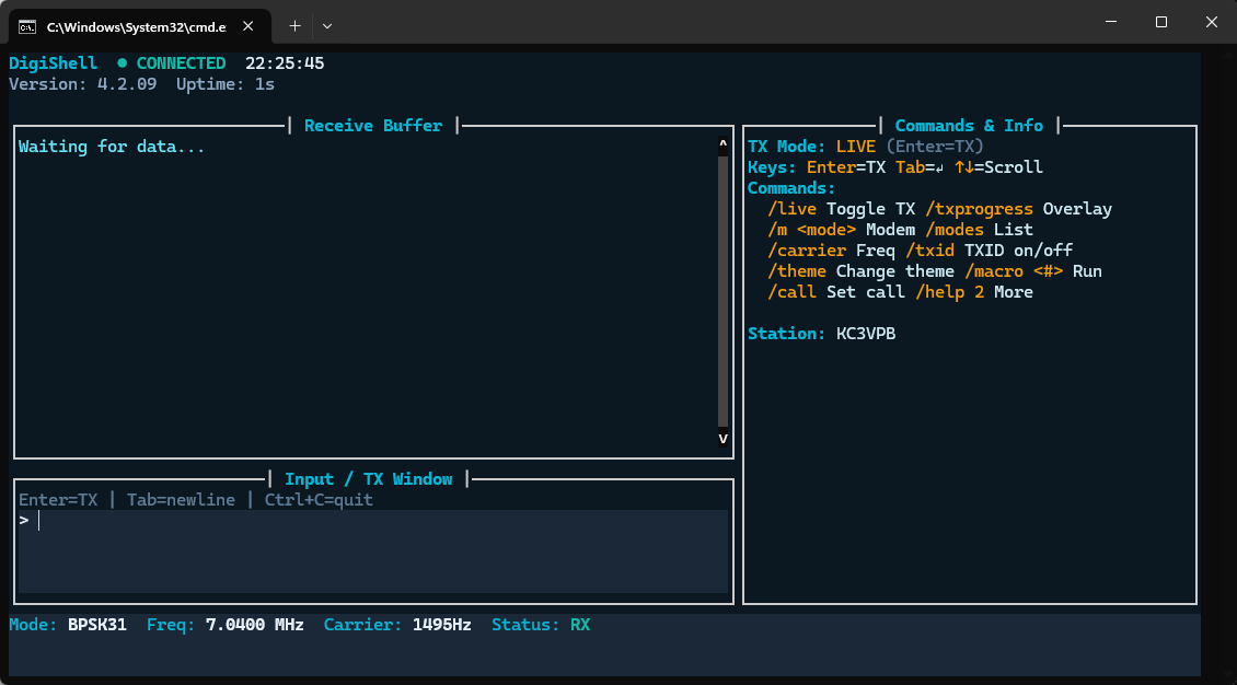 Terminal UI Interface